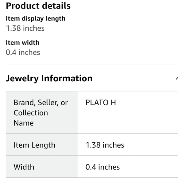 NWOT Heart Shaped Cyrstal Earrings - Picture 6 of 7